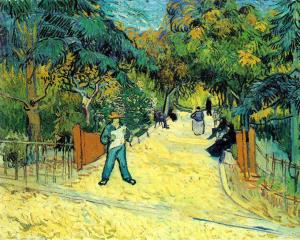 Entrance to the Public Garden in Arles - Vincent Van Gogh