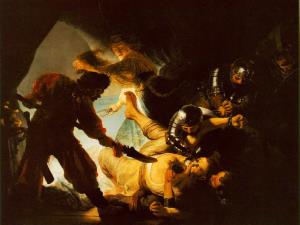 The Blinding of Samson - Rembrandt