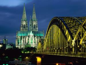 Cattedrale di Colonia e Ponte Hohenzollern - Colonia - Germania