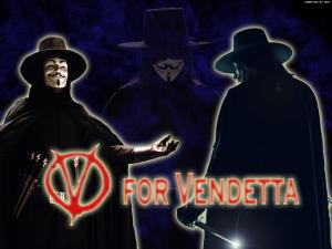 Un fantastico wallpaper di V per Vendetta! :D