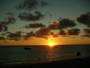 tramonto a mauritius