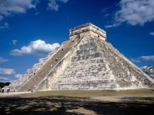 Piramide azteca in Messico