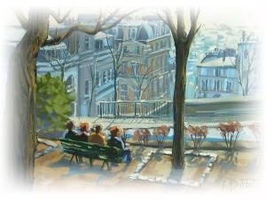 Christophe Duflot - Les toits de Montmartre