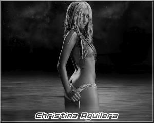 Christina Aguilera B&W