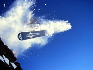 Snowboard explosion