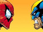 Wallpaper Spiderman vs Wolverine