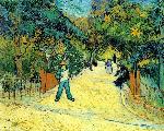 Wallpaper Entrance to the Public Garden in Arles - Vincent Van Gogh