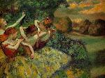 Wallpaper Four Dancers - Edgar Degas