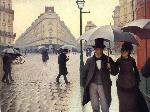 Paris: a rainy day - Gustave Caillebotte