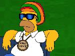 Homer Simpson Afro