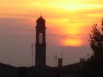 tramonto in paese