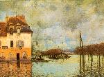 Alfred Sisley - Flood at Port-Marly