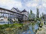 Alfred Sisley - Provencher's Mill at Moret