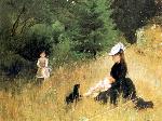 Wallpaper Berthe Morisot - In a Park